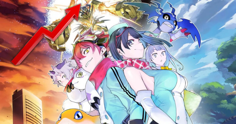 Menurut Presiden Bandai Namco Entertainment, Nao Udagawa, Digimon kini mencapai tingkat keuntungan tertinggi sepanjang masa.
