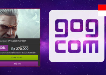 Ada kabar bagus buat gamer PC di Indonesia. GOG.com kini sudah mendukung mata uang Rupiah dan juga regional pricing.